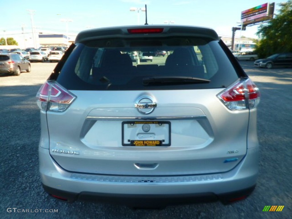 2014 Rogue S AWD - Brilliant Silver / Charcoal photo #6