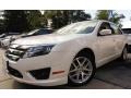 White Platinum Tri-Coat 2012 Ford Fusion SEL V6