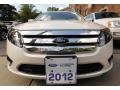 2012 White Platinum Tri-Coat Ford Fusion SEL V6  photo #2