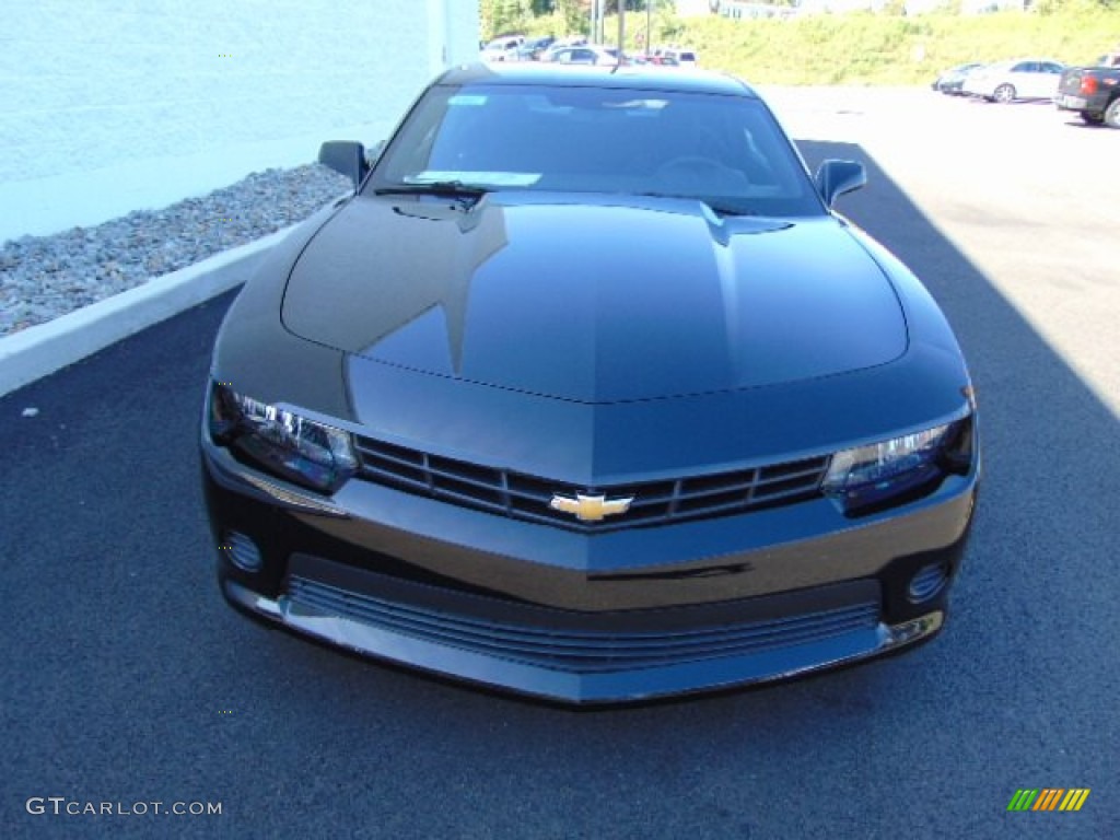 2015 Camaro LS Coupe - Black / Black photo #4