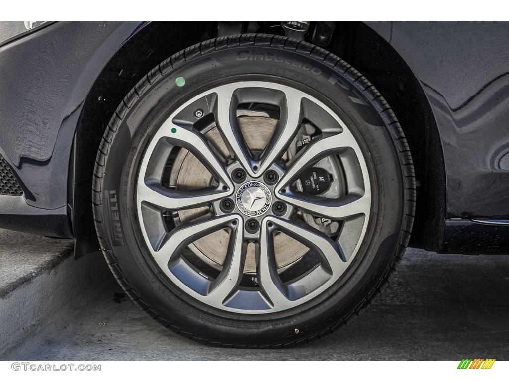 2015 C 300 4Matic - Lunar Blue Metallic / Grey/Black photo #10