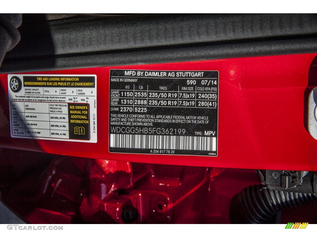 2015 GLK 350 - Mars Red / Sahara Beige/Mocha photo #7