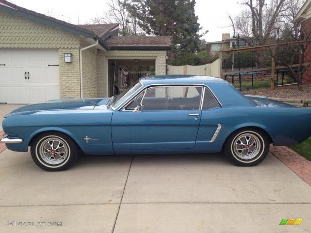 Guardsman Blue 1965 Ford Mustang Coupe Exterior Photo #96871451