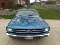 1965 Guardsman Blue Ford Mustang Coupe  photo #2