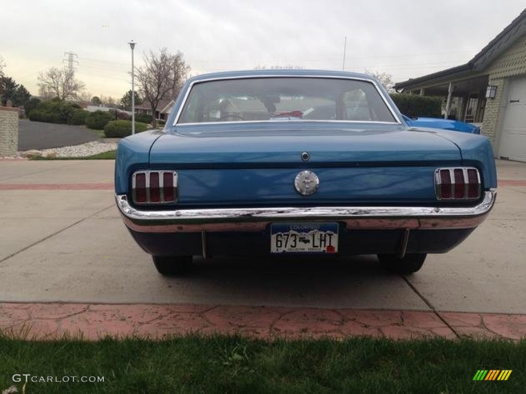 1965 Mustang Coupe - Guardsman Blue / Blue photo #9