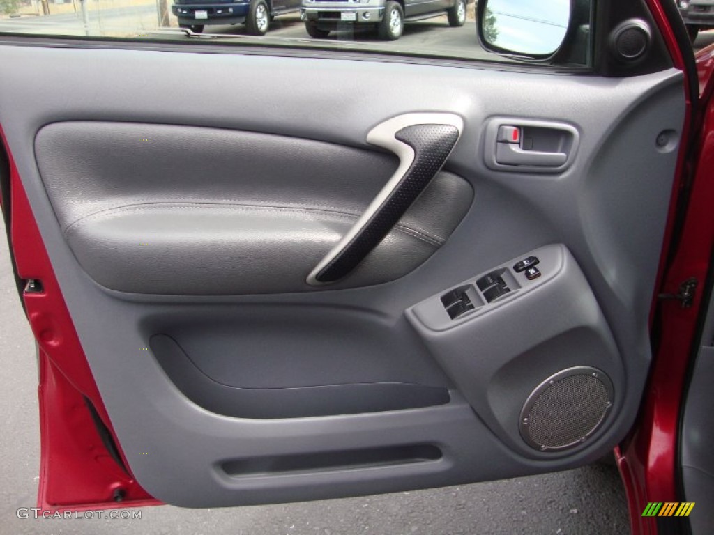 2002 RAV4  - Impulse Red / Gray photo #9
