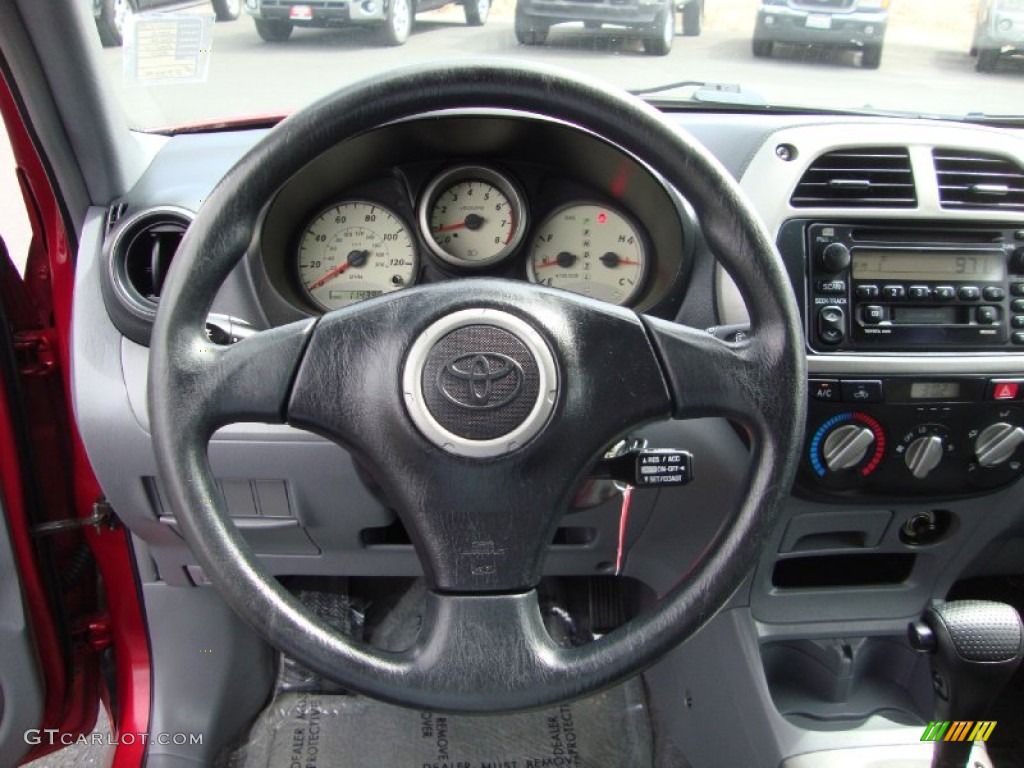 2002 RAV4  - Impulse Red / Gray photo #13