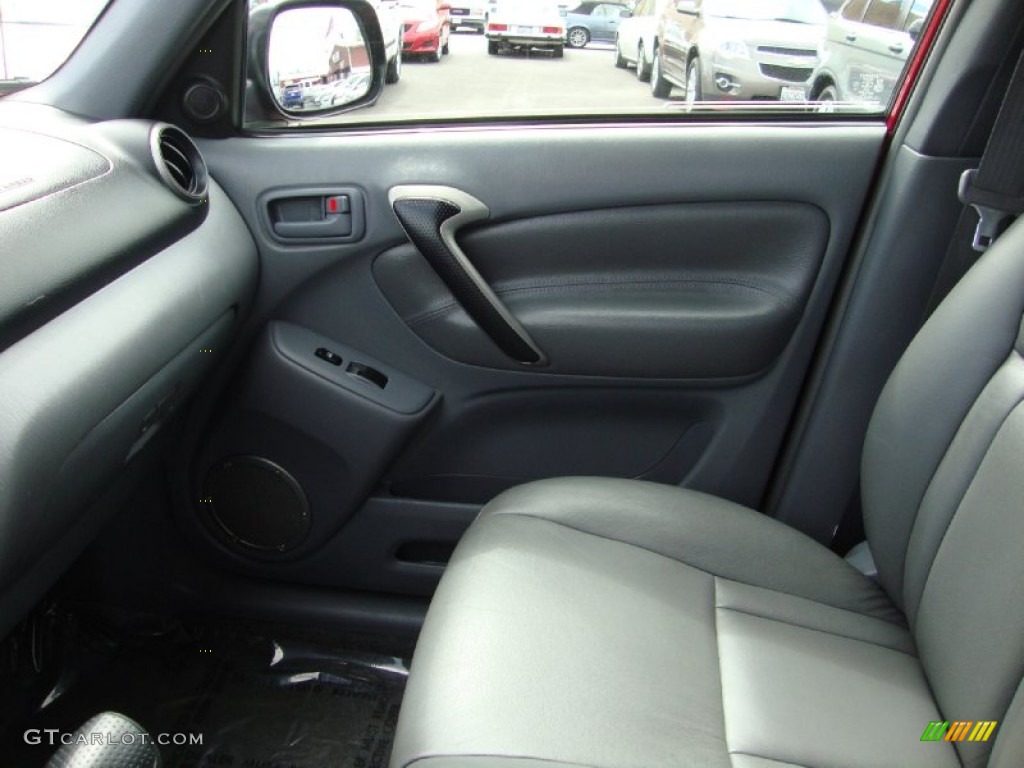 2002 RAV4  - Impulse Red / Gray photo #16