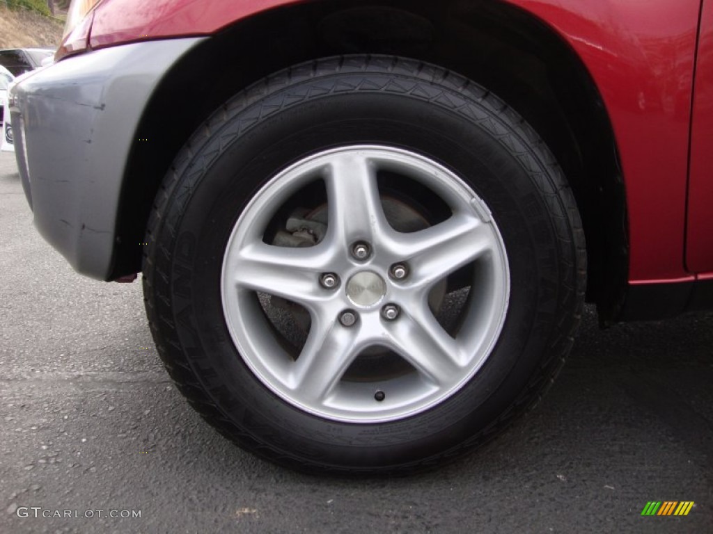 2002 RAV4  - Impulse Red / Gray photo #24