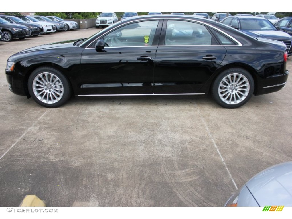 Brilliant Black 2015 Audi A8 3.0T quattro Exterior Photo #96873746