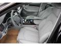 2015 Audi A8 Titanium Gray Interior Front Seat Photo