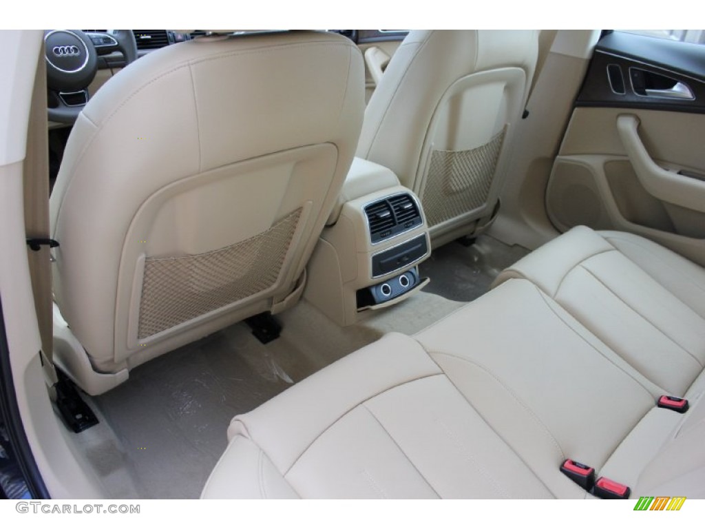 2015 A6 2.0T Premium Plus Sedan - Moonlight Blue Metallic / Velvet Beige photo #26