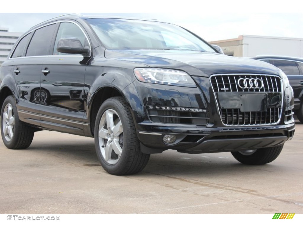 Orca Black Metallic 2015 Audi Q7 3.0 Premium quattro Exterior Photo #96875417