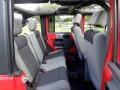 2007 Jeep Wrangler Unlimited Dark Slate Gray/Medium Slate Gray Interior Rear Seat Photo