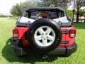 2007 Flame Red Jeep Wrangler Unlimited X  photo #16