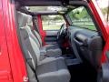2007 Jeep Wrangler Unlimited Dark Slate Gray/Medium Slate Gray Interior Front Seat Photo