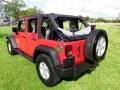 2007 Flame Red Jeep Wrangler Unlimited X  photo #19