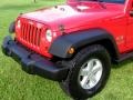 2007 Flame Red Jeep Wrangler Unlimited X  photo #50
