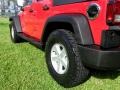 2007 Flame Red Jeep Wrangler Unlimited X  photo #52