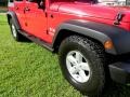 2007 Flame Red Jeep Wrangler Unlimited X  photo #60