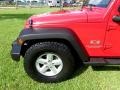 2007 Flame Red Jeep Wrangler Unlimited X  photo #83