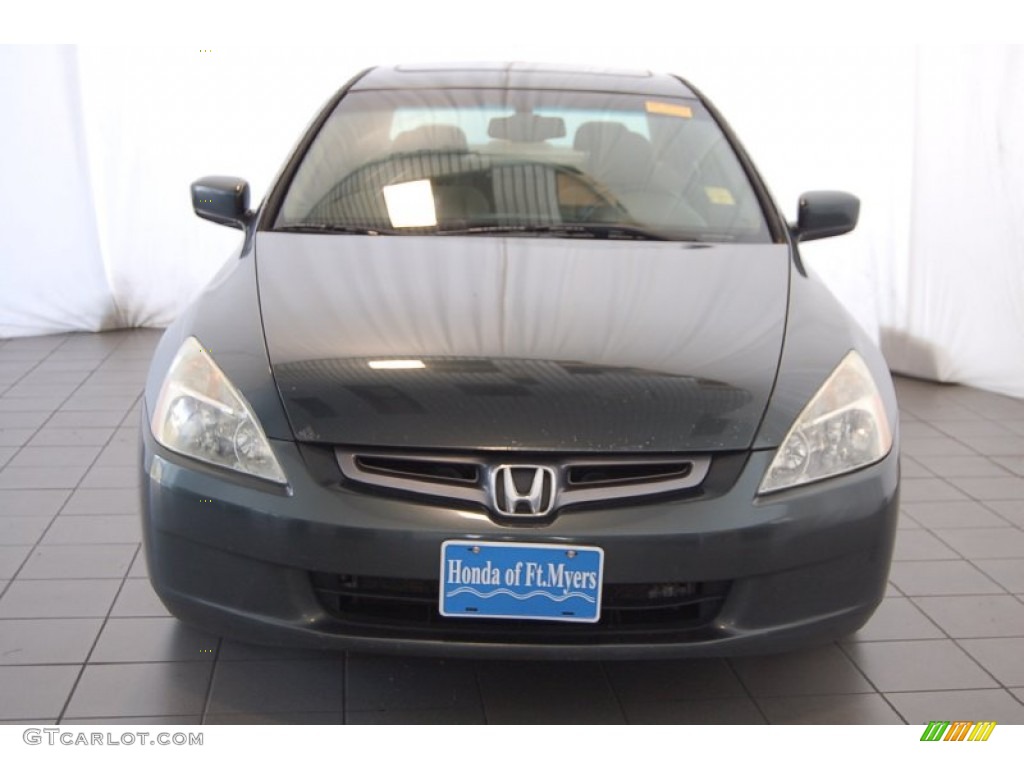 2004 Accord EX Sedan - Deep Green Pearl / Ivory photo #3