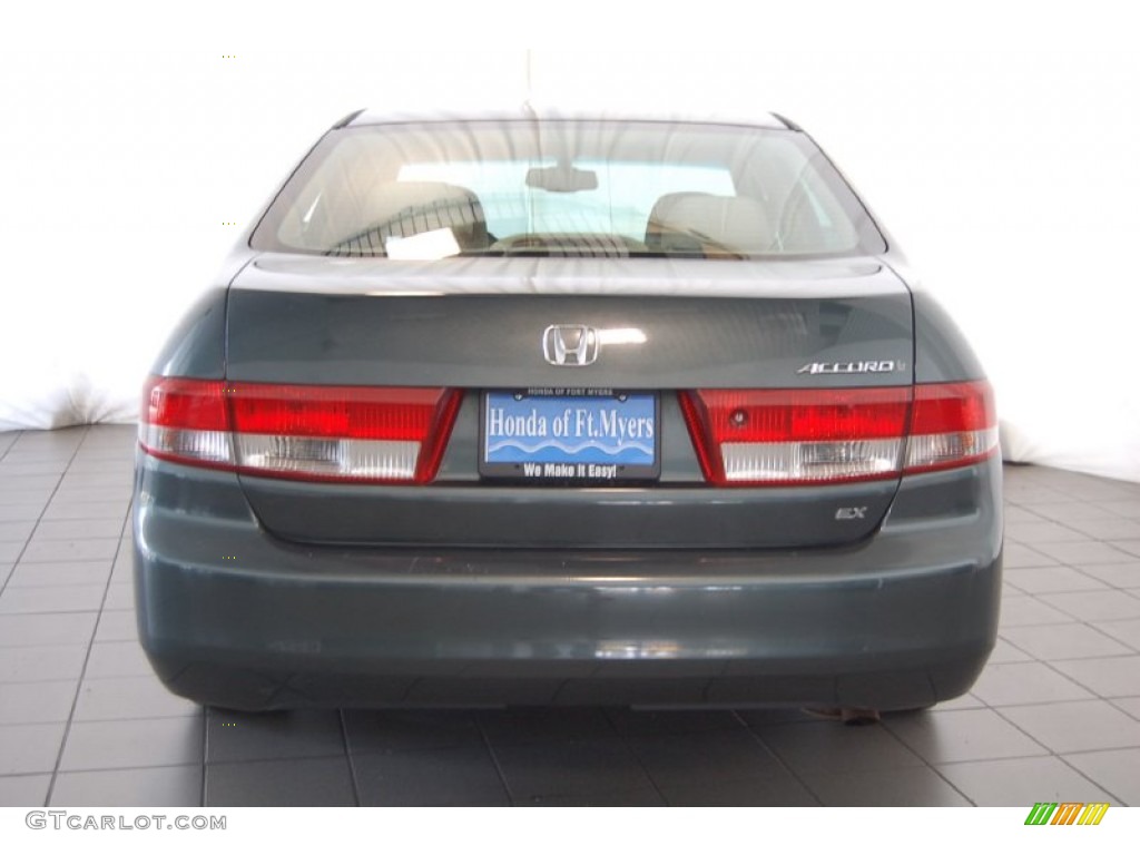 2004 Accord EX Sedan - Deep Green Pearl / Ivory photo #7