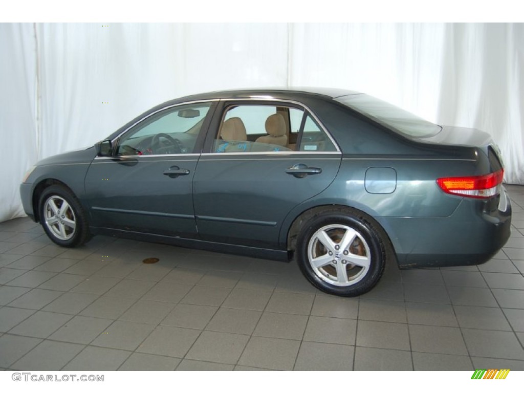 2004 Accord EX Sedan - Deep Green Pearl / Ivory photo #11