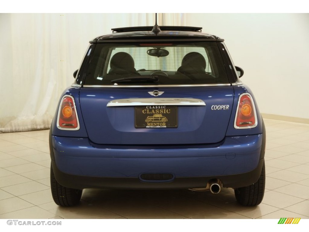 2007 Cooper Hardtop - Lightning Blue Metallic / Grey/Carbon Black photo #14