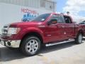 2014 Ruby Red Ford F150 XLT SuperCrew  photo #2