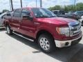 2014 Ruby Red Ford F150 XLT SuperCrew  photo #7