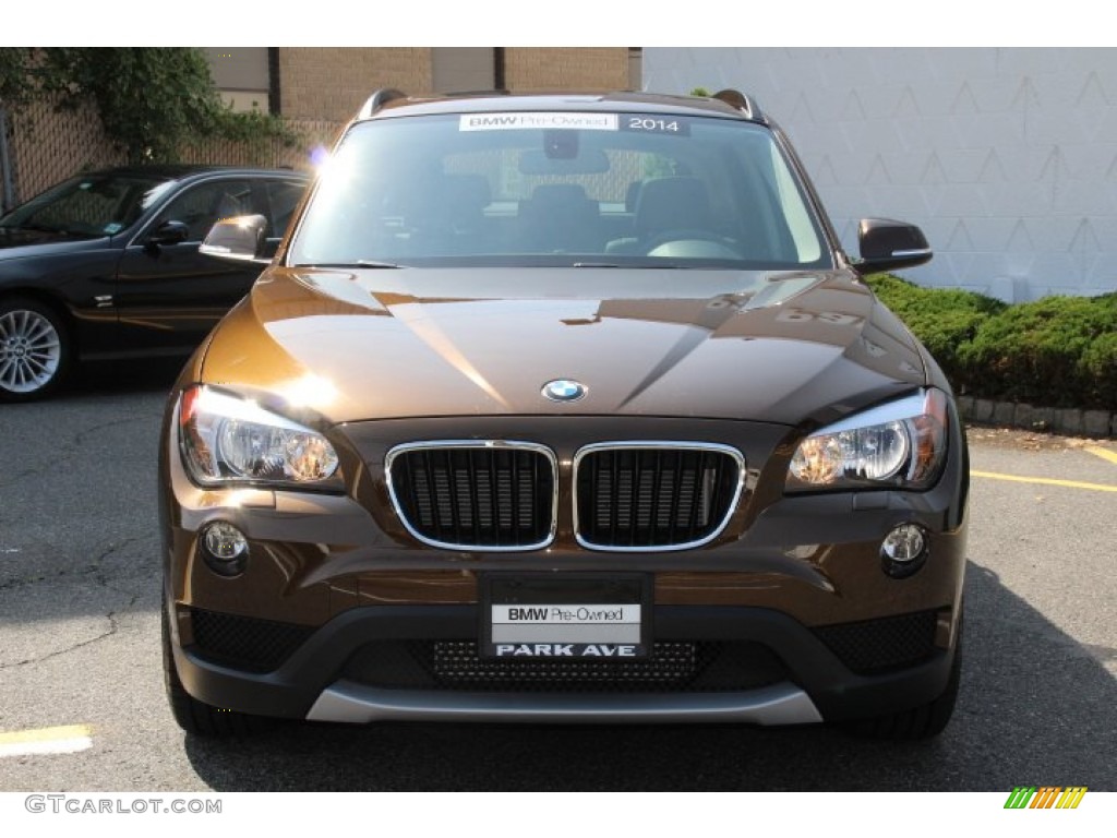 2014 X1 xDrive28i - Marrakesh Brown Metallic / Black photo #8