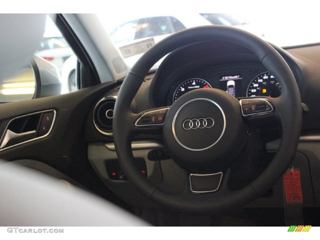 2015 A3 2.0 TDI Premium - Florett Silver Metallic / Titanium Gray photo #26