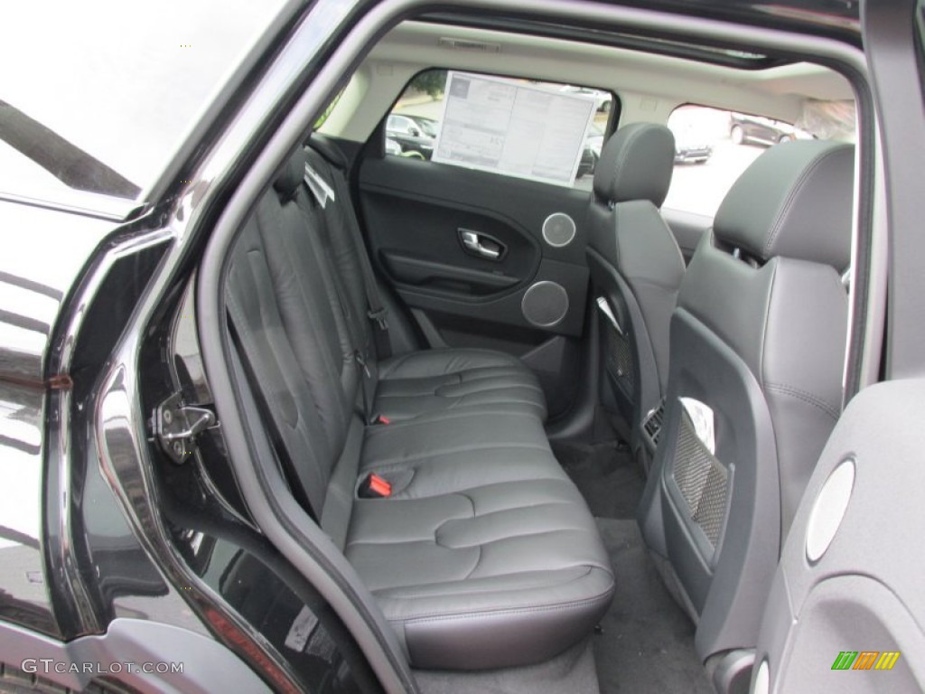 Ebony Interior 2015 Land Rover Range Rover Evoque Pure Premium Photo #96889879