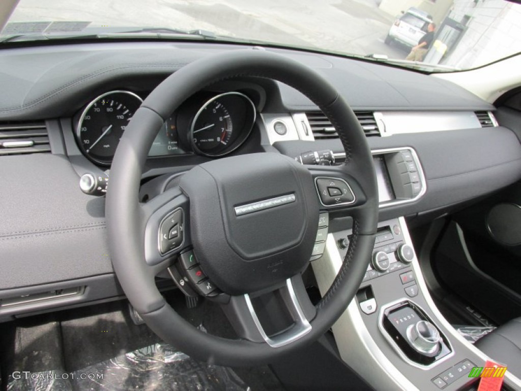 2015 Land Rover Range Rover Evoque Pure Premium Ebony Dashboard Photo #96889915