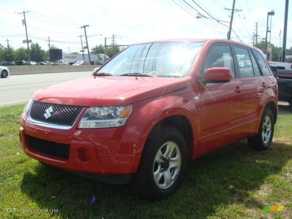 2008 Grand Vitara  - Vivid Red / Black photo #1