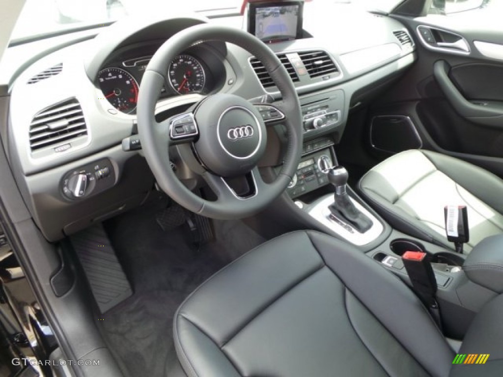 Black Interior 2015 Audi Q3 2.0 TFSI Prestige quattro Photo #96891445