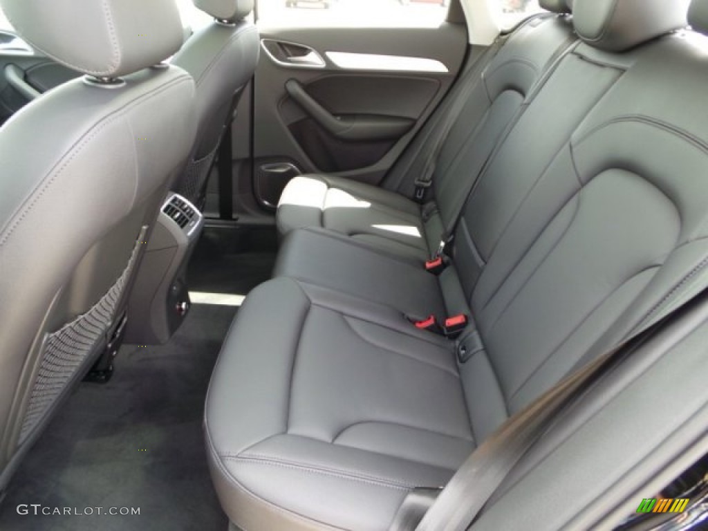 Black Interior 2015 Audi Q3 2.0 TFSI Prestige quattro Photo #96891739