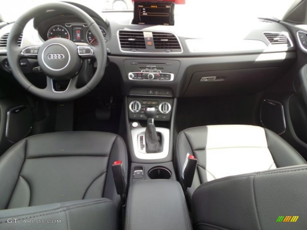 2015 Audi Q3 2.0 TFSI Prestige quattro Black Dashboard Photo #96891757
