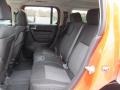 2008 Hummer H3 Ebony Black Interior Rear Seat Photo