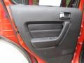 2008 Hummer H3 Ebony Black Interior Door Panel Photo
