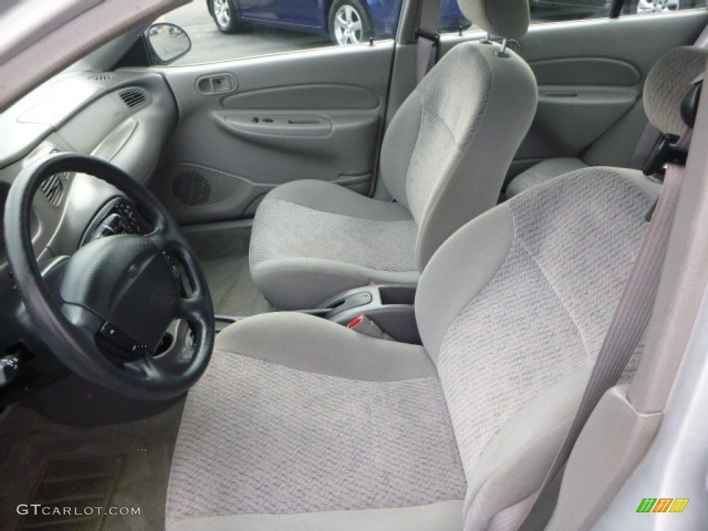 2001 Escort SE Sedan - Silver Frost Metallic / Medium Graphite photo #8