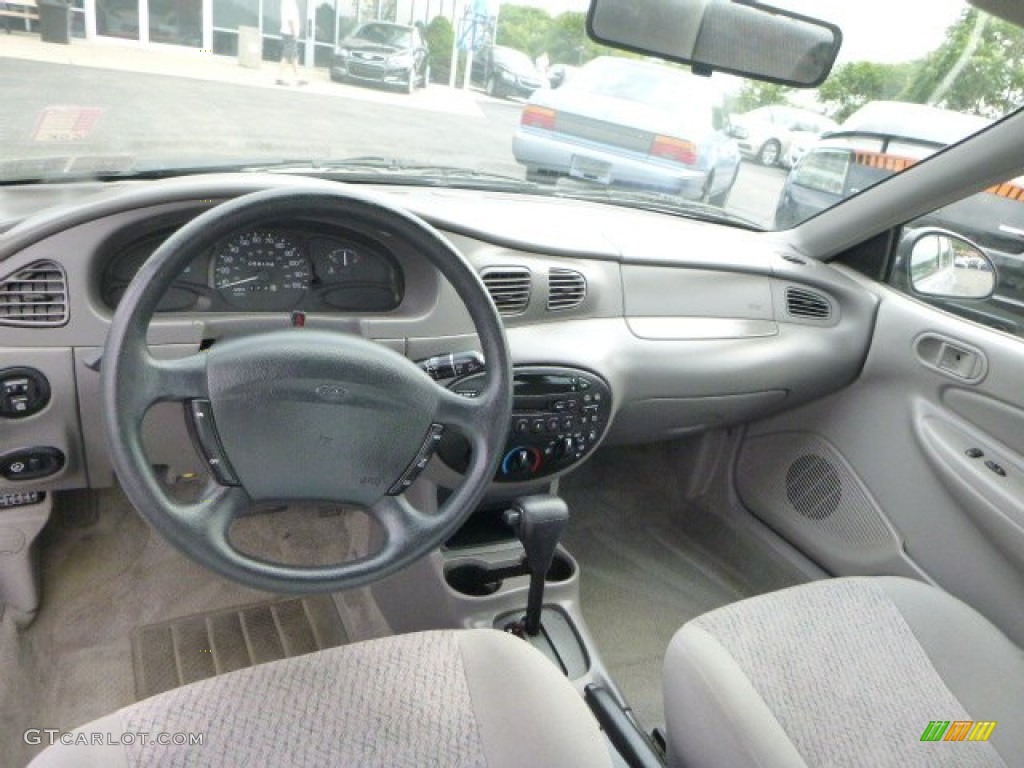 2001 Escort SE Sedan - Silver Frost Metallic / Medium Graphite photo #10