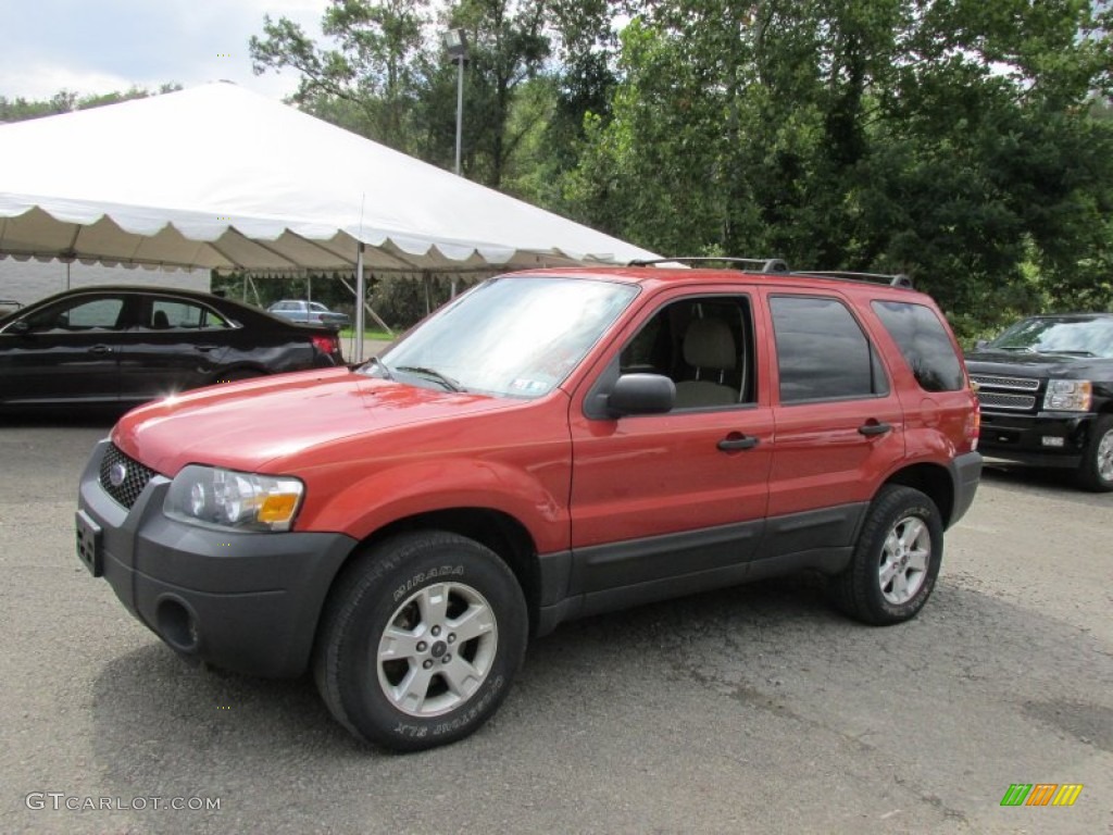 2006 Escape XLT V6 4WD - Blazing Copper Metallic / Medium/Dark Pebble photo #1