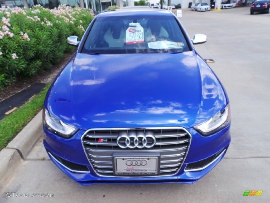 2015 S4 Premium Plus 3.0 TFSI quattro - Sepang Blue Metallic / Black/Lunar Silver photo #2