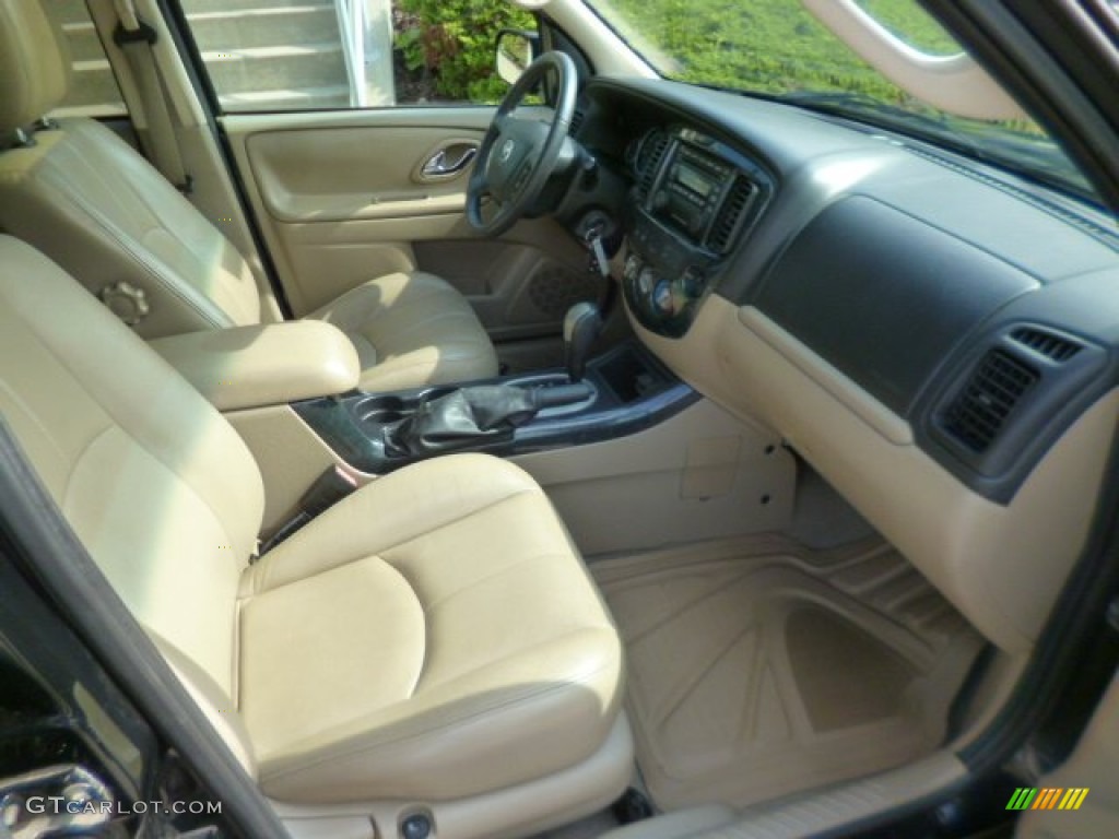 2005 Tribute s 4WD - Mystic Black / Medium Pebble Beige photo #9