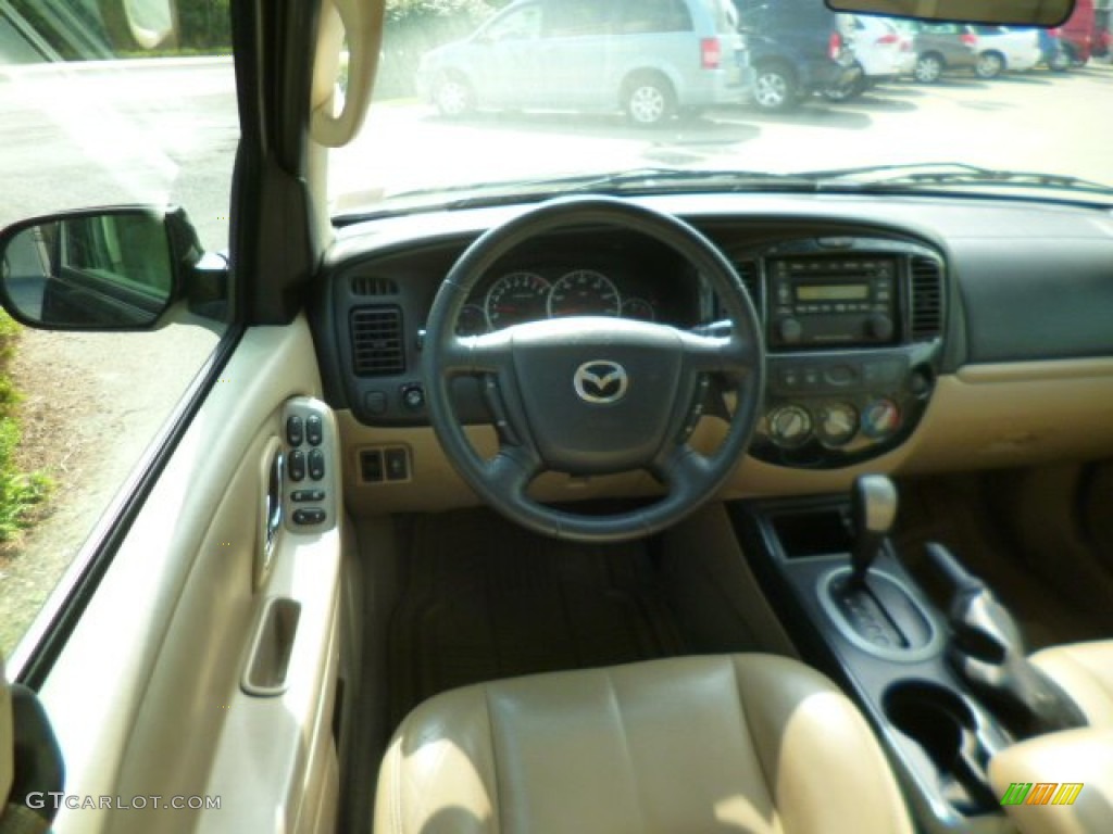 2005 Tribute s 4WD - Mystic Black / Medium Pebble Beige photo #14