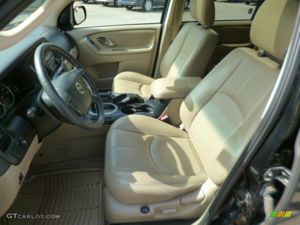 2005 Tribute s 4WD - Mystic Black / Medium Pebble Beige photo #15