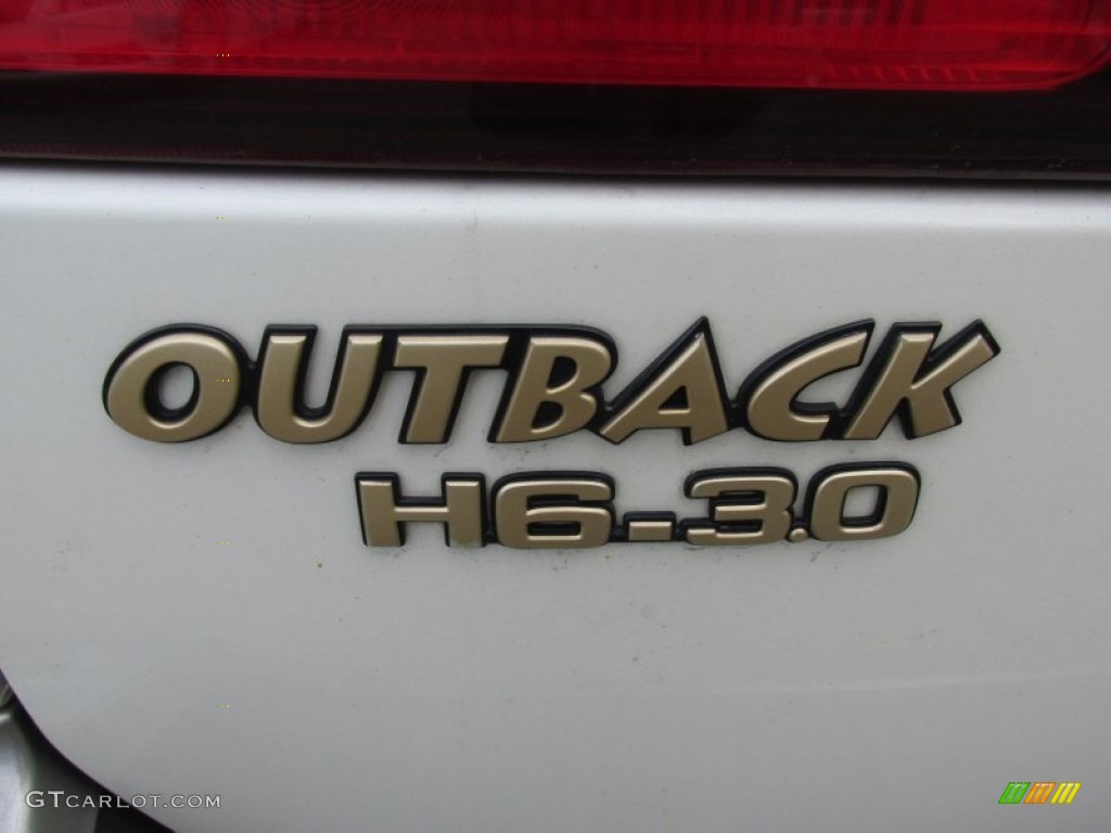 2003 Outback L.L. Bean Edition Wagon - White Frost Pearl / Beige photo #5