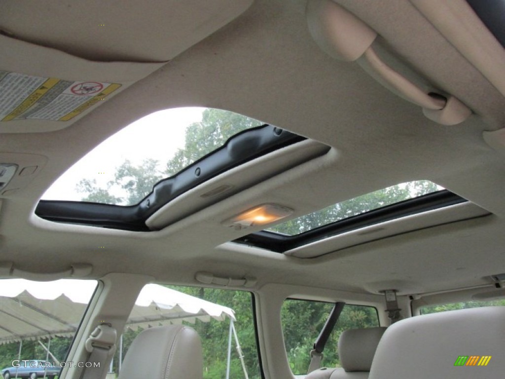 2003 Outback L.L. Bean Edition Wagon - White Frost Pearl / Beige photo #22